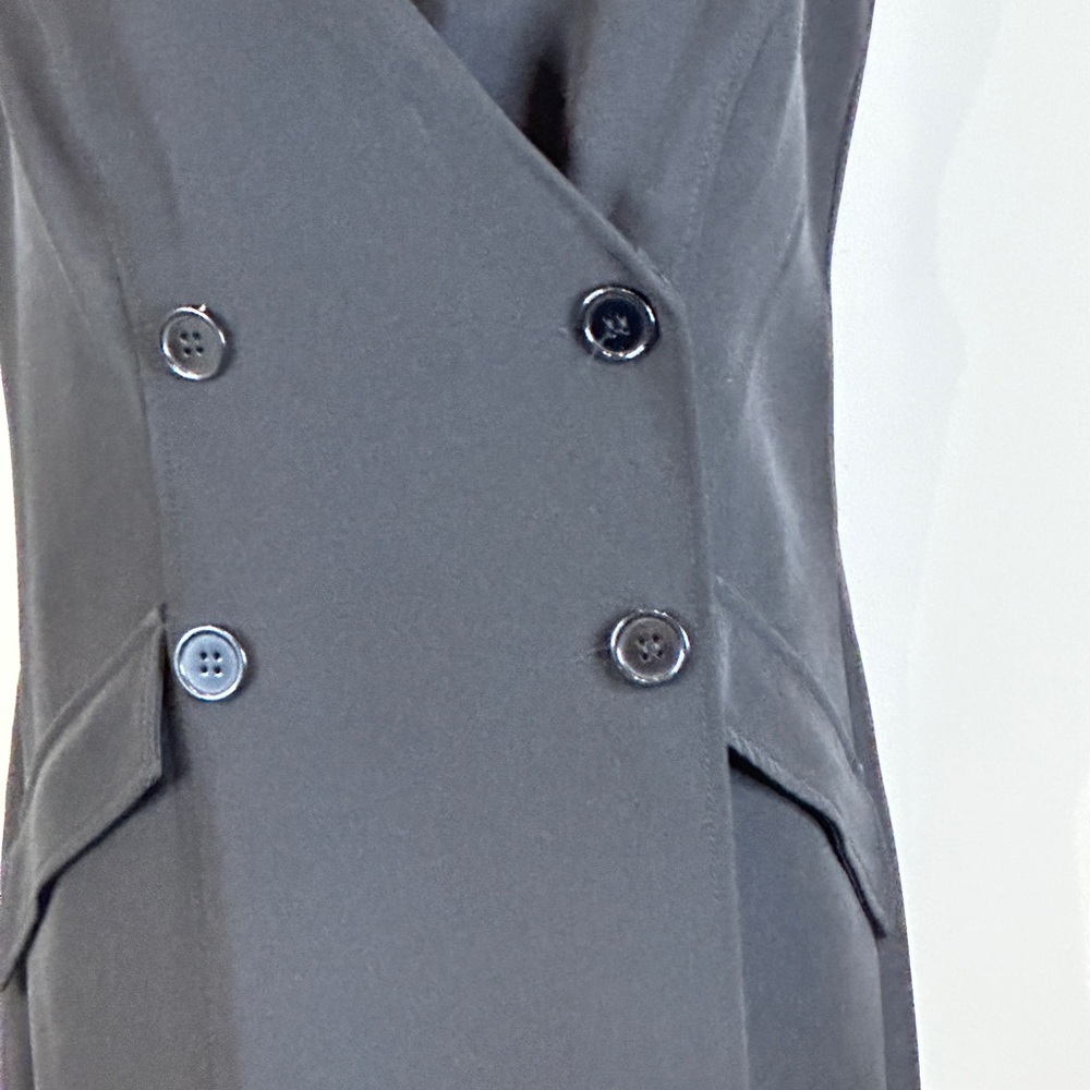 Max Studio Black Double-Breasted Midi Dress - Picture 8 of 12